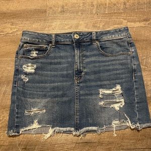 American Eagle Short Jean Skirt